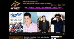 Desktop Screenshot of admireentertainment.com